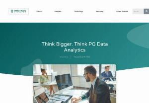 Think Bigger. Think PG Data Analytics - many businesses today see data analytics as a cost-cutting measure or a way to improve efficiency. Still, they don't see it as a way to generate new revenue or drive growth. Check out the blog to know how to use it to stay ahead of the curve.