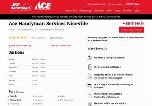 local handyman services in Fort Walton Beach - Rely on Ace Handyman for home remodeling and handyman services. Call or visit us online to schedule your appointment with our team.