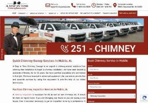 Chimney Sweep Services Mobile & Nearby | Chimney Sweeping - We are providing local professional chimney Sweep Services to homeowners in Mobile & Nearby area like chimney inspection, cleaning and repairs for over 20 years.