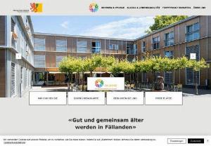 Alterszentrum Sunnetal - The Sunnetal retirement center in the municipality of F�llanden is a home for the elderly. Our age-appropriate apartments and care rooms offer a personal atmosphere. The manageable size of the Sunnetal enables a family atmosphere.