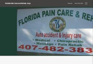 Florida Pain Care And Rehab, Corp. - Address: 6005 Silver Star Rd, #2, Orlando, FL 32808, USA || 
Phone: 407-482-3838