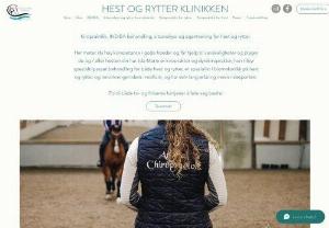 Hest og Rytter Klinikken - Chiropractor for people and horses. Rider position analysis, Rider in Balance analysis and teaching. Exercise plans and advice tailored to you and your horse.