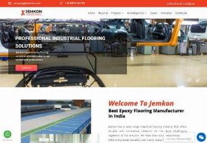 Best Epoxy Flooring in India| Delhi,Chennai,Pune|Jemkon - Jemkon is the leading industrial flooring manufacturer in Pune provides best industrial flooring service in almost all industrial and commercial verticals in across India.Epoxy floor coatings are commonly used for commercial and industrial flooring. Epoxy coatings are normally applied over concrete floors to provide a high-performance, smooth, and durable surface that can last many years and withstand heavy loads. Many industrial sites, warehouses, and commercial buildings rely on epoxy floors.