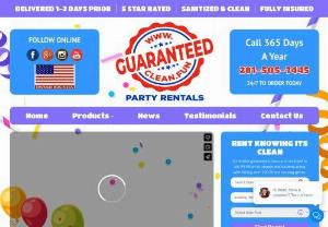 CLEAN FUN PARTY RENTALS - Clean Fun Party Rentals provides clean and sanitized inflatable bounce houses and tent rentals in Katy & Richmond, Texas. Click here to view the products and services that we offer!