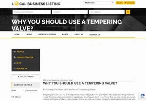Why You Should Use a Tempering Valve? | Plumbing for Hot Water System Installation - When you install a new hot water system for your home it is good and required to use a tempering valve for your systems this can help you from scalding and reduce risk to your home and family