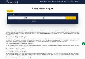 Book Cheap Flights in August 2023 - Book cheap flights for august with Faresmatch easy online booking site. Compare prices from top airlines and find the best deals on your next vacation or business trip. Book Now & Save!