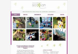 JARD�N INFANTIL SAN SAN - CRIB ROOM AND SAN SAN CHILDREN'S GARDEN. A place to learn through play, exploration and affective bonding. We are in Padre Hurtado Norte 1981, Vitacura, Santiago. We have different service days