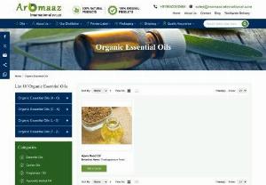 Are You Looking For E-Commerce Platform For Organic Essential Oil Suppliers? - Aromaazoils offers high-quality Organic Essential Oils online with skincare advantages and uses at affordable prices around the world. It also aids in the prevention of chemical exposure. We are the largest B2B e-commerce suppliers and manufacturers of organic essential oils in India and overseas.