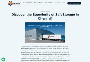 self storage Chennai - self storage Chennai Barcode assisted inventory, pest-free premises, and biometric security system 

The inventory management system of Safe Storage is equipped with barcode assistance to make life a lot easier for customers. Pets can damage your valuables if you make use of a substandard storage facility. Self Storage Chennai Safe storage offers pest-free warehouses, and you don't have to worry about any damage. To provide your possessions impeccable safety and security, this company has com
