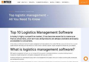 Top Logistic Management Software | Intech - With logistics management software, you can manage all the processes of wholesale distribution companies, including transport management, freight management, and logistics management, with ease and comfort.