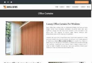 Screenshot of Modern Office Window Curtains