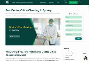 Doctor office cleaning in Sydney - The doctor's office is a place that needs to maintain a high level of hygiene and cleanliness at all times. Medical offices see a high volume of foot traffic from patients every day. Without proper doctor office cleaning, these places can spread harmful pathogens to and from sick patients.