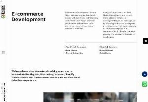 Best Ecommerce Development Services in USA - E-commerce, known as electronic commerce, accelerates the sale of goods through the web. In addition, electronic invoicing is a safe method for dropshipping and particular E-commerce trade transactions. Moreover, Think United Services agency is a renowned�Ecommerce Development Company USA�that offers one-of-a-kind E-commerce solutions.