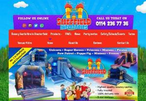 Bouncy Castle Hire - Sheffield Inflatables - Bouncy castle hire in Sheffield and Chesterfield