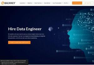 Hire Data Engineer | 40+ Data Engineers | Request CV to Onboard Within 48 Hrs - Hire data engineer from us to collect, manage and convert raw data coming from various sources into usable insights for data scientists, ML and BI experts.