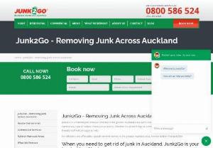 Junk2Go - Junk Remover in Auckland - Rubbish removal in Auckland can be difficult to organise. With a great team and affordable rates, J2Go is the best option for a wide variety of customers. Our reputation as an efficient, affordable and environmentally responsible junk remover has only grown over time.