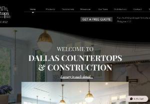 Dallas Countertops - Construction and remodeling services, Counter tops, Kitchen and bath remodeling, Roofing, Foundation. Luxury at the palm of your hand