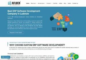 Best ERP Software Development Company In Lucknow | Afluex - Find out if we are a good fit for your business today! We deliver robust ERP software to elevate your business's functionality. We provide all types of custom ERP software development solutions according to your business requirements with modern tools and technology.