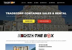 Shipping Containers for Sale in USA - Tradecorp can offer all types of used shipping containers for either sale or rental options. The 20' and 40' container design is the most common for used container sales. All shipping container sizes can be purchased in a range of conditions from ASIS to 1 Trip New containers. Please contact for further information on our used shipping containers.