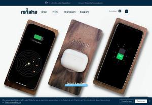 retaha - Production of power banks from real wood and with your own engraving!