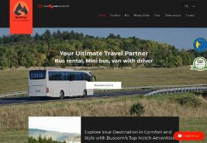 BusCom - Buscom is a bus rental company that provides passenger transportation services with all kinds of transport - Private Sedan cars, Minivans, Minibuses, Buses. Transfer services as well as transportation services for tours & excursions anywhere in Europe.