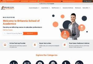 Britannia School of Academics - We specialise in providing a range of accredited education and training courses for academics in practice or those who want to enter into education and training.