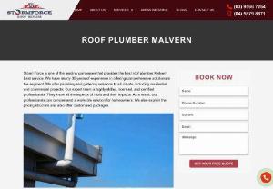 Roof plumber Malvern - The top roof plumber Malvern business, Storm Force, advises choosing high-quality supplies and tools to guarantee complete dependability.