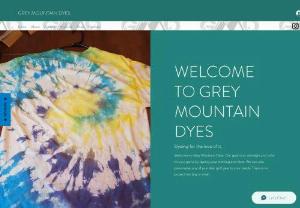 Grey Mountain Dyes - At Grey Mountain Dyes we specialize in tie dye and disc golf discs. We can also create custom appearal.