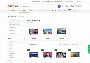 Smart LED TV | LED TV Price | Smart TV Price - SATHYA Online Shopping - Sathya offers a brand new LED TV Sale. Buy LED TV now at special discount offer prices. Visit our site and pick the best branded LED TV of your choice, call us.