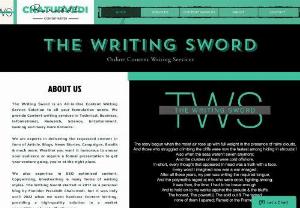 The Writing Sword - The Writing Sword is an All-in-One Content Writing Service Solution to all your formulation needs. We provide Content writing services in Technical, Business, Informational, Research, Science, Entertainment, Gaming and many more domains.