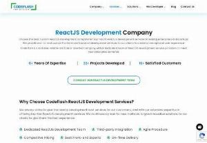 top custom react js development company in India, USA, UAE, Canada and Australia - Choose the best custom ReactJS development company for top-notch ReactJS development services.