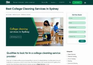 College cleaning services in Sydney | JBN Cleaning - Every day, hundreds and thousands of people filter in and out of college buildings, from the classrooms and auditoriums to gymnasiums and campus dorms. That means these public spaces are prone to getting dirty quickly. Since cleanliness is tied directly to student success, college cleaning is crucial.