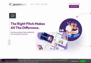 pitch deck design service - We help you quickly put together an engaging, cogent, winning pitch deck design services that focuses on eliciting listener responses and is easy to understand. Deliver your USPs with panache while keeping your audience keenly focused on the best your business can deliver.