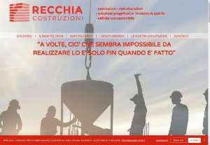 RECCHIA COSTRUZIONI SRL - It operates in the field of civil and industrial construction and renovation in both the public and private sectors.