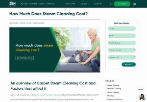 Steam cleaning cost in Sydney - Are you planning to hire professional carpet cleaners in Sydney and wondering about the steam cleaning cost? If you have never had your carpets steam cleaned before, you must have several questions about it. The average cost of carpet steam cleaning in Australia is between $35 and $45 per hour. However, the exact pricing depends on a range of factors such as the layout of the space, total square footage, the type and extent of the stain, and the size, type, and location of the carpet.