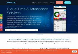 Ahalts Attendance Software - Our cloud based. AHALTS time and attendance system is fully integrated with HRSERP for Activity scheduling and 

monitoring. AI Audited time records directly flow into AHALTSPAY for payroll solution, Managing schedules, hours worked and 

time off is critical for payroll accuracy and compliance.