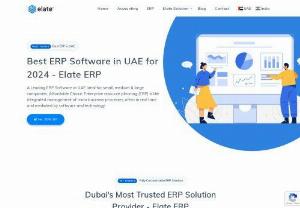 ERP Software Dubai - ERP Dubai - Elate Soft - ERP Software Dubai - ERP software provider company in UAE - ERP Dubai - Odoo ERP , ERPNext ,Sage ERP , Tally Prime +971 50 803 6350