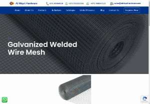 almiqathardware - Galvanized Welded Mesh can be produced as electric or hot dip galvanized welded mesh. Besides the nature of coating, processing of these mesh also have different methods - galvanized before welding and galvanized after welding.