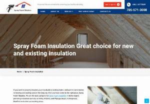 Spray Foam Insulation - If you are looking for spray contractors near me now, don't worry as we will walk you through the entire installation process, ensuring your needs are met and minimizing cost. We guarantee you will agree with us when we say we are the best spray foam installers in the area.
Our team has years of experience Spray Foam Insulation. Located in Barrie, we will come to you to provide hassle free quotes and expertly install spray foam on wood and steel buildings, making sure you are satisfied every..