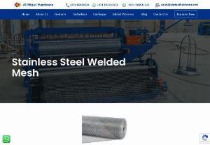 Stainless Steel Welded Mesh in Oman | Sharjah | UAE - Steel is stainless The most popular type of concrete reinforcing is welded mesh reinforcing sheets, which are especially well suited for flat slab construction and concrete surface beds.