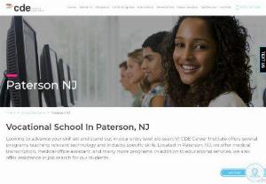 Vocational School In Paterson, NJ - Are you looking to improve your skills and prepare for your career? CDE Career institute will help you better yourself for the career you deserve.
