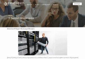 Managed IT Support Mississauga Canada - Synergy IT Solutions is a Managed IT Services provider in Mississauga, Toronto, Canada designed for businesses that want reliable network support on an on-call basis. We offer top-notch managed IT services to small, medium & large size businesses.
