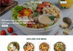 indisalads - A well-prepared delicious salad from Indisalads with great presentation and an interesting flavour, we have never experienced before and think that Salads could be as tasty as it was.