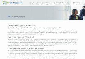 Title Search Services Georgia - If you are searching for the best title search services Georgia, SKPTS is the best choice as we provide an exhaustive and in-depth search of public records.