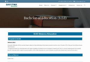 bachelor-of-educationb-ed - With a B Ed Distance Education, you can learn and gain the knowledge and skills you need to reach your goals. In this blog post, we will explore the best B Ed course.

We will discuss the advantages of taking this course, such as flexibility, affordability, and convenience. Additionally, we will provide helpful tips and resources which help you to succeed.