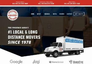 Best Movers and Moving Company in Phoenix - Arizona Discount Movers is a top rated and review moving company with background checked and screened movers in the Phoenix, AZ area