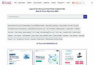 Best AI Tools Directory - Browse Best AI Tools of 2023 in 40+ categories like ai content detection, plagiarism tools, ai tools like chat gpt, generative ai, chatbot builder, ai no code website builder.