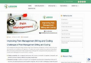 Improving Pain Management Billing and Coding - Pain management billing and coding requires a high level of expertise and attention to detail to ensure accurate reimbursement and compliance with regulations. Providers may consider seeking the assistance of specialized billing and coding professionals to help navigate these challenges.Pain management billing and coding can be complex and challenging due to several factors
