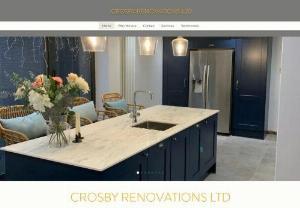 Crosby Renovations Ltd - A building firm doing Extensions, loft conversions, renovations, structural alterations, plastering for residential and commercial customers