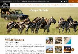 African Spice Safaris - African Spice Safaris is one of the longest-established safari outfitters based in East Africa. We have been offering a diverse collection of African Safari Holidays in East Africa for almost two decades now. Our destinations include Kenya, Tanzania, Uganda, and Rwanda.